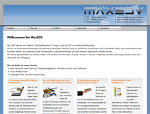 Tablet Screenshot of mmax.de